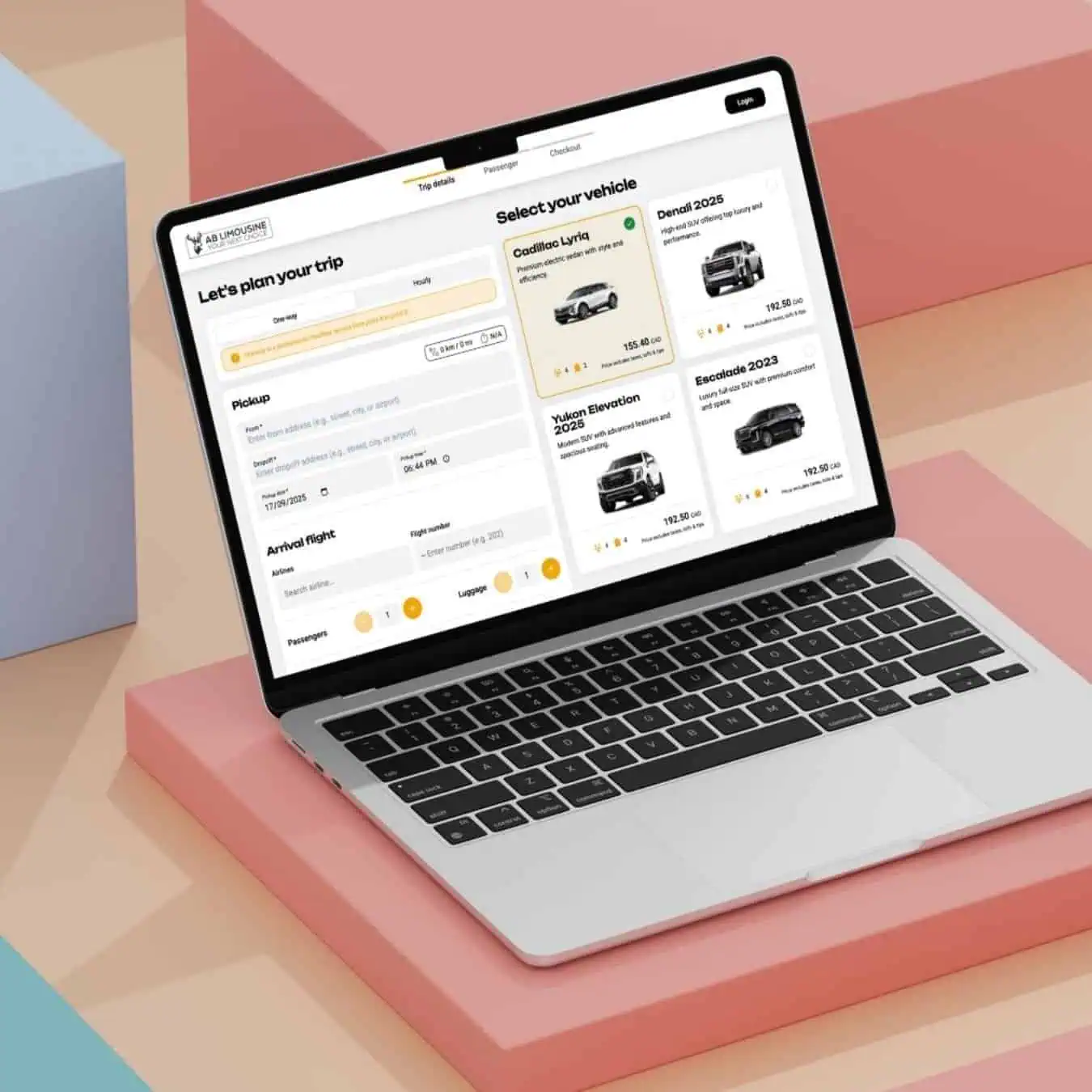 Limousine Booking Portal